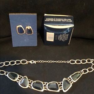 Avon Casual Faceted Blue Gift Set